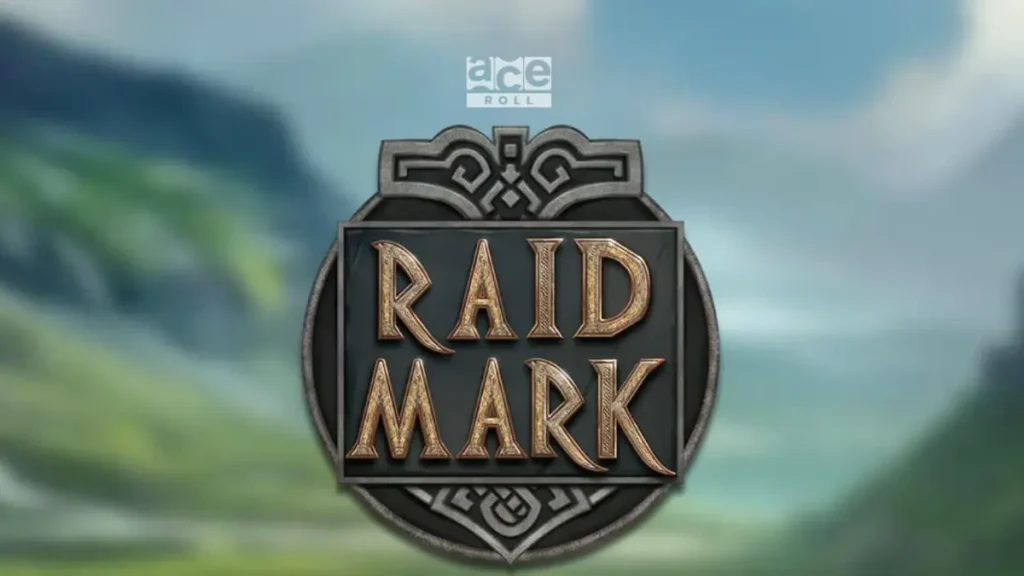Raidmark slot game Viking theme with longships and battle axes