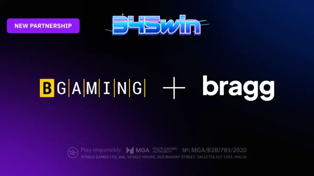 BGaming اور Bragg Gaming کی شراکت داری کا علامتی منظر